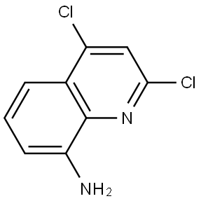 8-Quinolinamine, 2,4-dichloro- Structure