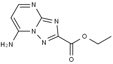 ethyl 7-amino-[1,2,4]triazolo[1,5-a]pyrimidine-2-carboxylate Structure