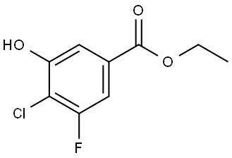 Ethyl 4-chloro-3-fluoro-5-hydroxybenzoate Structure