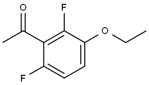 1-(3-ethoxy-2,6-difluorophenyl)ethanone Structure