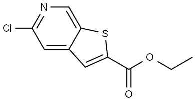 ethyl 5-chlorothieno[2,3-c]pyridine-2-carboxylate Structure