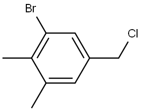 1-Bromo-5-(chloromethyl)-2,3-dimethylbenzene Structure