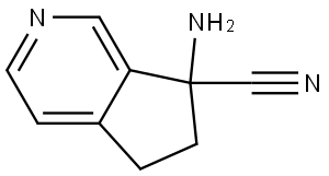 7-Amino-6,7-dihydro-5H-cyclopenta[c]pyridine-7-carbonitrile Structure