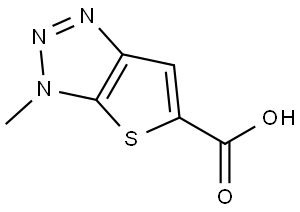 3-Methyl-3H-thieno[2,3-d]-1,2,3-triazole-5-carboxylic acid Structure