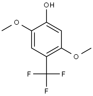 2,5-dimethoxy-4-(trifluoromethyl)phenol Structure