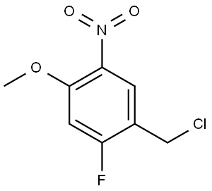 1-(Chloromethyl)-2-fluoro-4-methoxy-5-nitrobenzene Structure