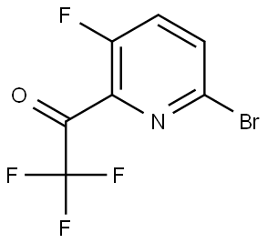 1-(6-Bromo-3-fluoropyridin-2-yl)-2,2,2-trifluoroethanone Structure