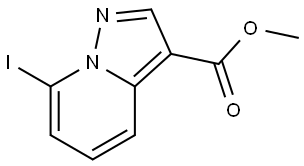 Methyl 7-iodopyrazolo[1,5-a]pyridine-3-carboxylate Structure