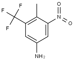 4-methyl-3-nitro-5-(trifluoromethyl)aniline Structure