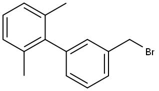 3'-(bromomethyl)-2,6-dimethyl-1,1'-biphenyl Structure