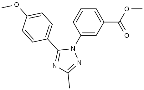 3-{3-ethyl-5-[4-(trifluoromethoxy)phenyl]-1H-1,2,4-triazol-1-yl}-N-(4-phenylbutyl)benzamide Structure