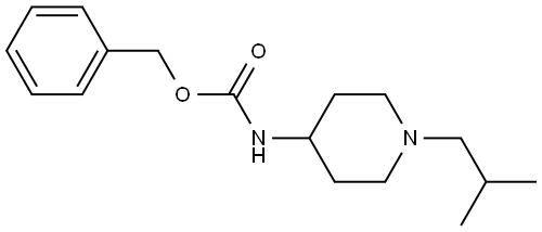 Benzyl (1-iso-butylpiperidin-4-yl)carbamate Structure