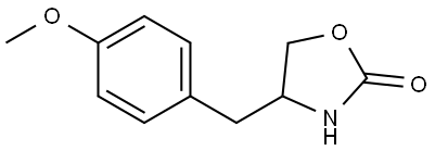 2-Oxazolidinone, 4-[(4-methoxyphenyl)methyl]- Structure