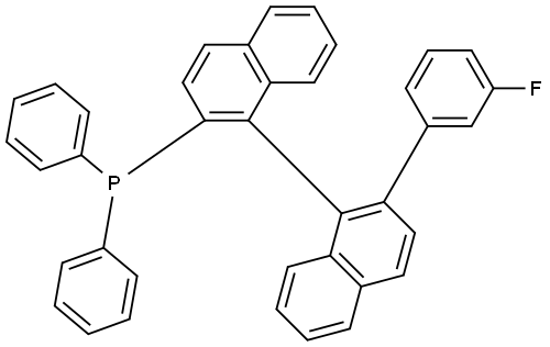 (2'-(3-fluorophenyl)-[1,1'-binaphthalen]-2-yl)diphenylphosphane Structure