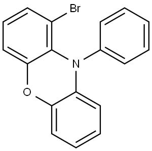 10H-Phenoxazine, 1-bromo-10-phenyl- Structure