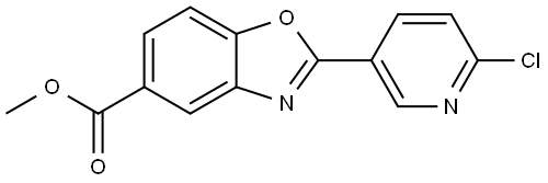 Methyl 2-(6-chloropyridin-3-yl)-1,3-benzoxazole-5-carboxylate Structure