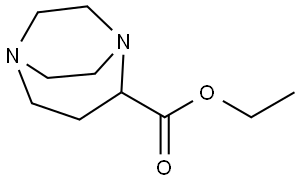 ethyl 1,5-diazabicyclo[3.2.2]nonane-2-carboxylate Structure