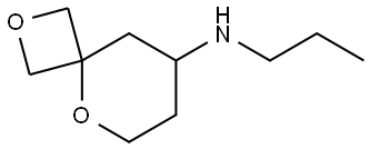 N-propyl-2,5-dioxaspiro[3.5]nonan-8-amine Structure