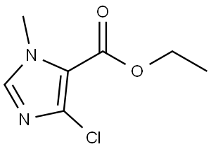 ethyl 4-chloro-1-methyl-1H-imidazole-5-carboxylate Structure