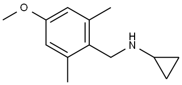 N-Cyclopropyl-4-methoxy-2,6-dimethylbenzenemethanamine Structure