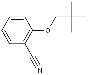 2-(2,2-Dimethylpropoxy)benzonitrile Structure