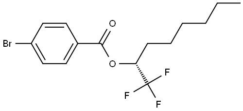 (S)-1,1,1-trifluorooctan-2-yl 4-bromobenzoate Structure