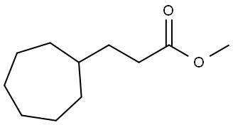 Methyl cycloheptanepropanoate Structure