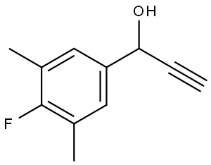 α-Ethynyl-4-fluoro-3,5-dimethylbenzenemethanol Structure