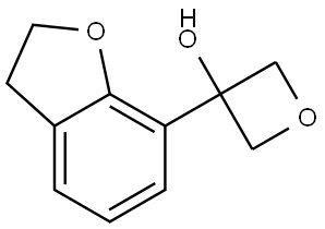 3-(2,3-Dihydro-7-benzofuranyl)-3-oxetanol Structure