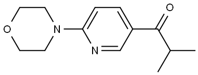 2-methyl-1-(6-morpholinopyridin-3-yl)propan-1-one Structure