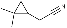 2-(2,2-dimethylcyclopropyl)acetonitrile Structure