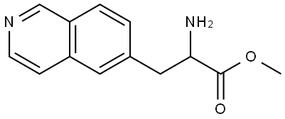 METHYL 2-AMINO-3-(ISOQUINOLIN-6-YL)PROPANOATE Structure