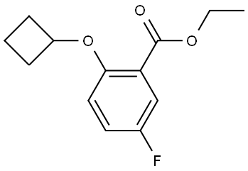 ethyl 2-cyclobutoxy-5-fluorobenzoate Structure