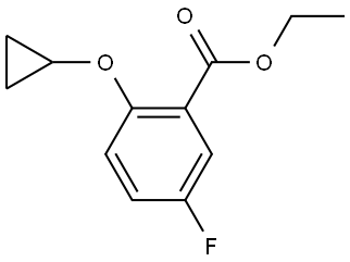 ethyl 2-cyclopropoxy-5-fluorobenzoate Structure