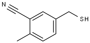 5-(Mercaptomethyl)-2-methylbenzonitrile Structure