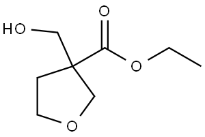 ethyl 3-(hydroxymethyl)tetrahydrofuran-3-carboxylate Structure