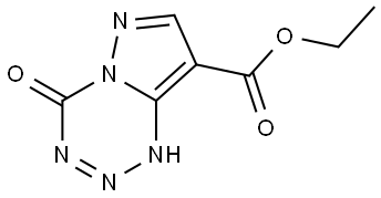 ethyl 4-oxo-3,4-dihydropyrazolo[5,1-d][1,2,3,5]tetrazine-8-carboxylate Structure