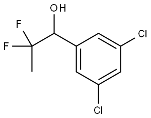 1-(3,5-dichlorophenyl)-2,2-difluoropropan-1-ol Structure