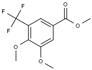 Methyl 3,4-dimethoxy-5-(trifluoromethyl)benzoate Structure