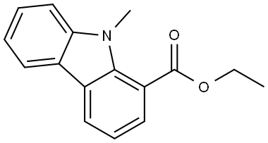 Ethyl 9-methyl-9H-carbazole-1-carboxylate Structure