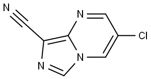 3-chloroimidazo[1,5-a]pyrimidine-8-carbonitrile Structure