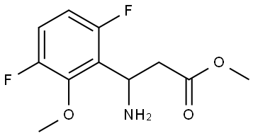 Methyl β-amino-3,6-difluoro-2-methoxybenzenepropanoate Structure