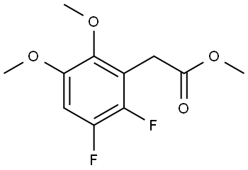 Methyl 2,3-difluoro-5,6-dimethoxybenzeneacetate Structure