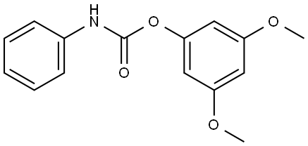 Phenol, 3,5-dimethoxy-, phenylcarbamate Structure