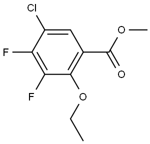 methyl 5-chloro-2-ethoxy-3,4-difluorobenzoate Structure