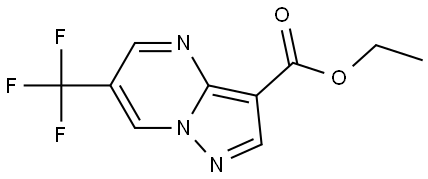 ethyl 6-(trifluoromethyl)pyrazolo[1,5-a]pyrimidine-3-carboxylate Structure