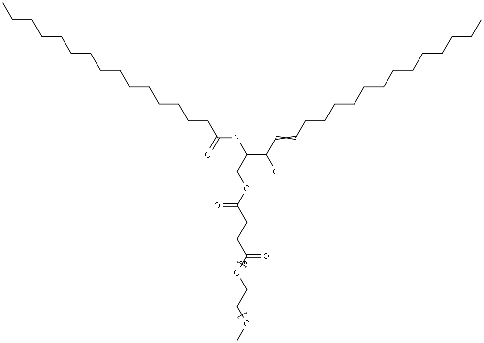 C16 PEG2 CERAMIDE Structure