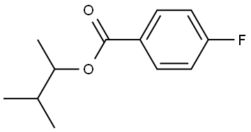 1,2-Dimethylpropyl 4-fluorobenzoate Structure