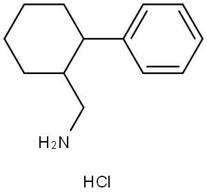 ((2-phenylcyclohexyl)methyl)amine hydrochloride Structure