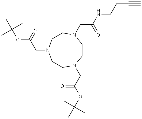 NO2A-Butyne-bis (t-Butyl ester) Structure